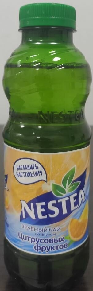 Чай Nestea зеленый Цитрусовые фрукты 0.5 л. ПЭТ упаковка 6 штук - фотография № 2