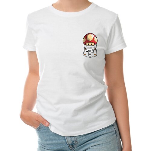 фото Футболка roly, размер s, белый