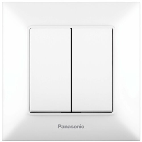 Выключатель Panasonic Arkedia Slim (WNTC00132WH-RU), белый рамка panasonic arkedia slim wntf08012wh ru белый