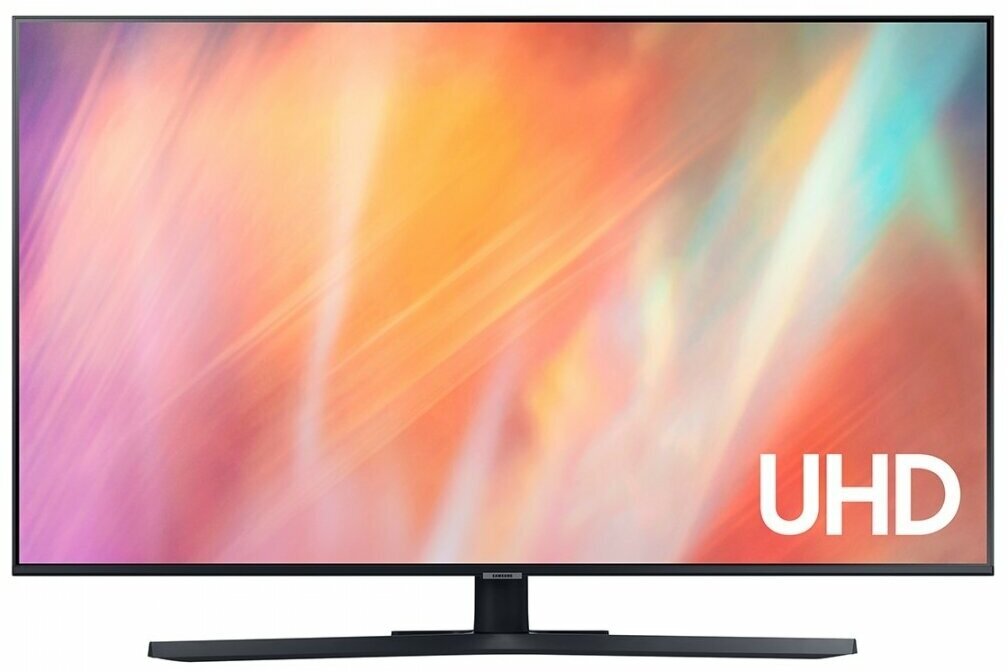 Телевизор Samsung UE55AU7570 HDR, LED (2021), titan gray