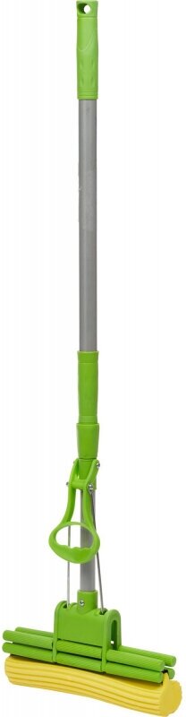 Швабра губчатая для пола отжимная Master FRESH, ручка телескоп, насадка PVA - фотография № 3