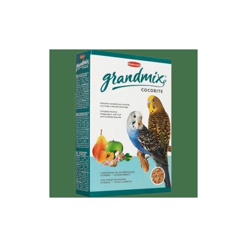 padovan корм grandmix сocorite для волнистых попугаев 1кг PADOVAN Grandmix Сocorite Основной корм д/Волнистых попугаев 400грх12шт
