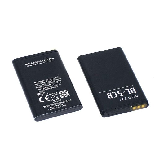 Аккумулятор Amperator BL-5CB для Nokia 1280, 1616, 100, 101 (800 mAh)