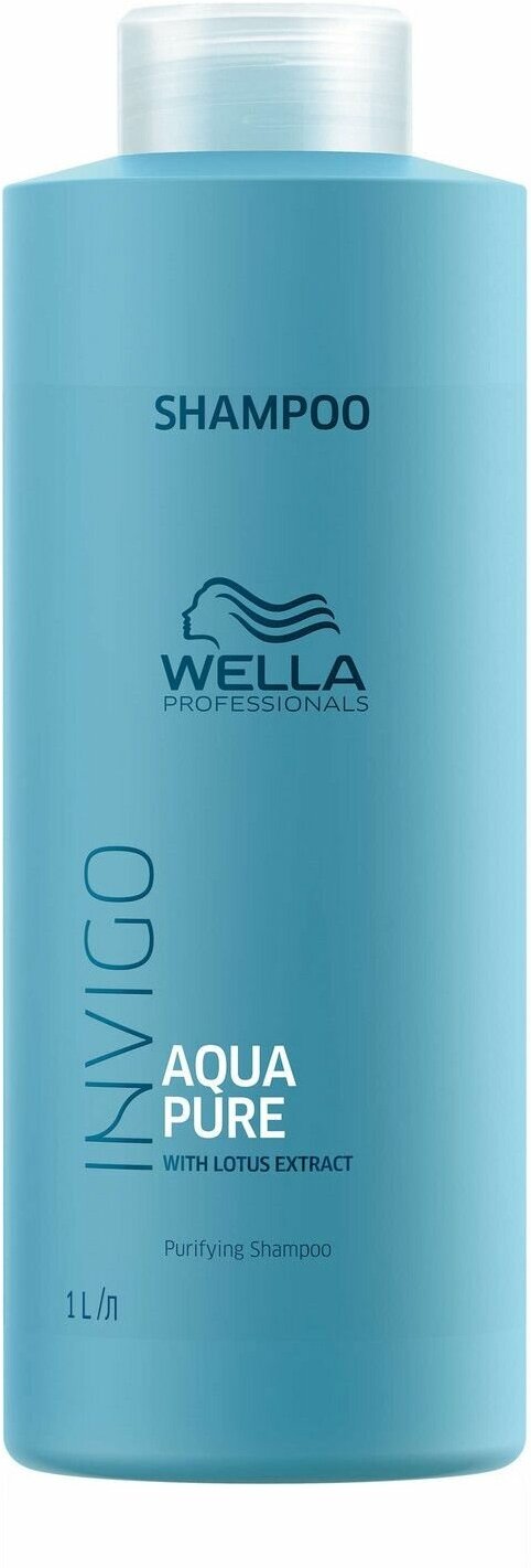 Wella Invigo Aqua Pure Шампунь очищающий, 1000 мл