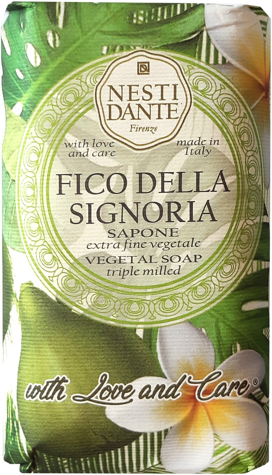 Косметическое мыло Nesti Dante Fico Della Signoria Vegetal Soap 250 г - фото №4