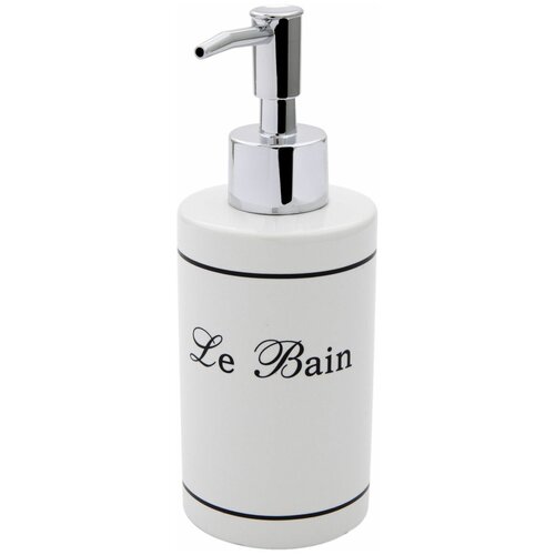 Диспенсер для мыла Le Bain , доломит , белый, 6,7х17,5 см