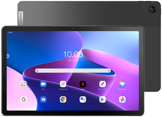 10.61" Планшет Lenovo Tab M10 Plus TB128XU, RU, 4/64 ГБ, Wi-Fi + Cellular, Android 12, штормовой серый