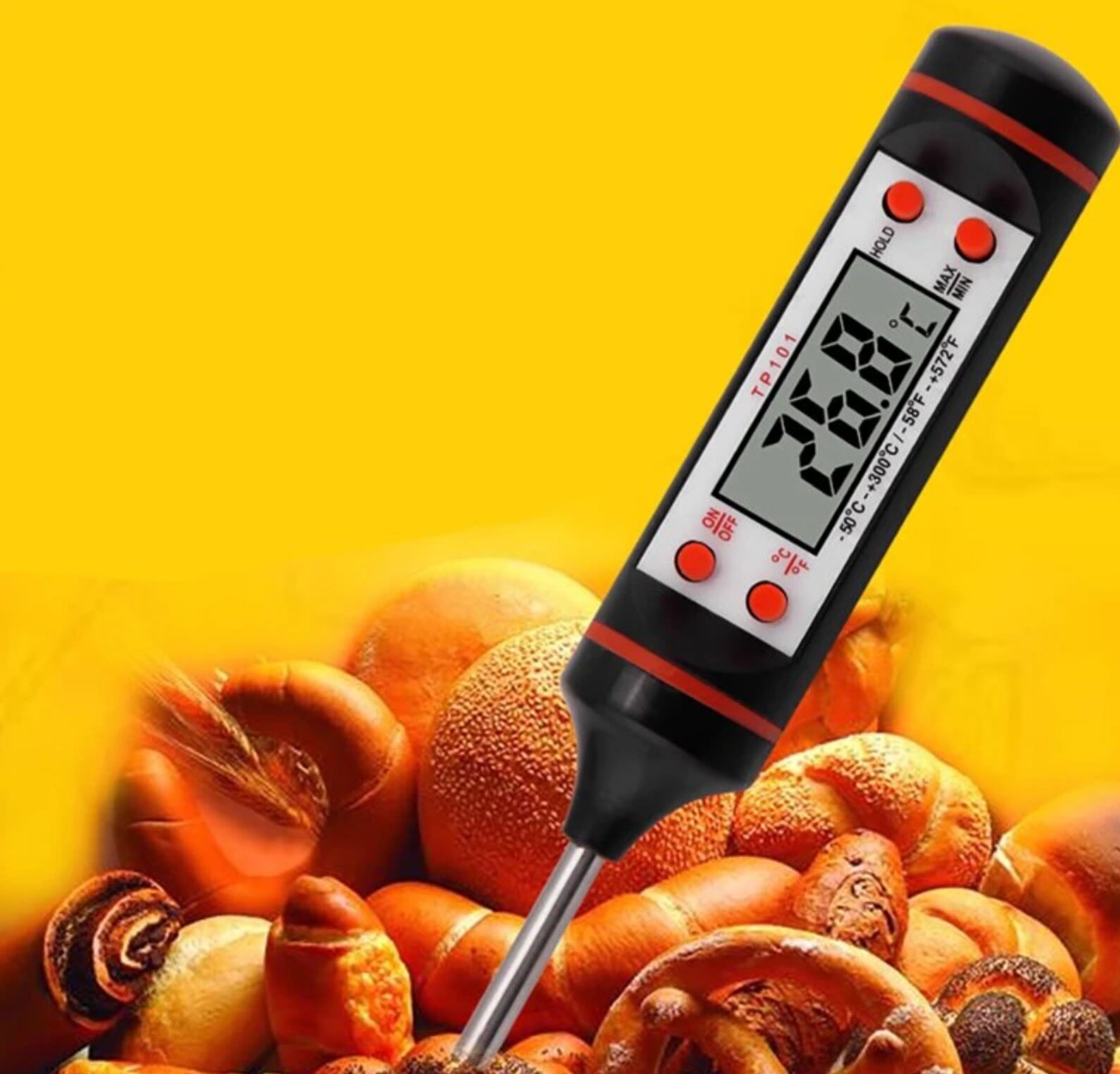 Цифровой кулинарный термометр для выпечки пищи на кухне электронный зонд термометр для барбекю