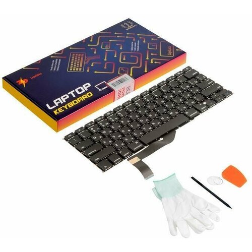 Клавиатура для Apple MacBook Pro 15 Retina A1398 Mid 2012 - Mid 2015 прямой Enter RUS РСТ 1534₽