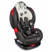 Автокресло Siger Кокон ISOFIX серо-бежевый, лев