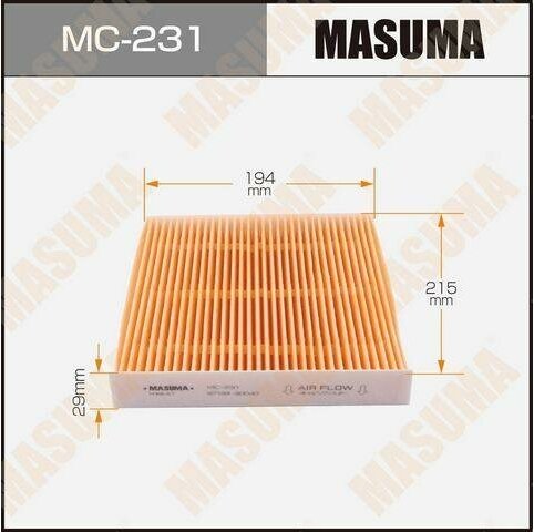 Салонный фильтр AC-108E MASUMA (1/40) MC231