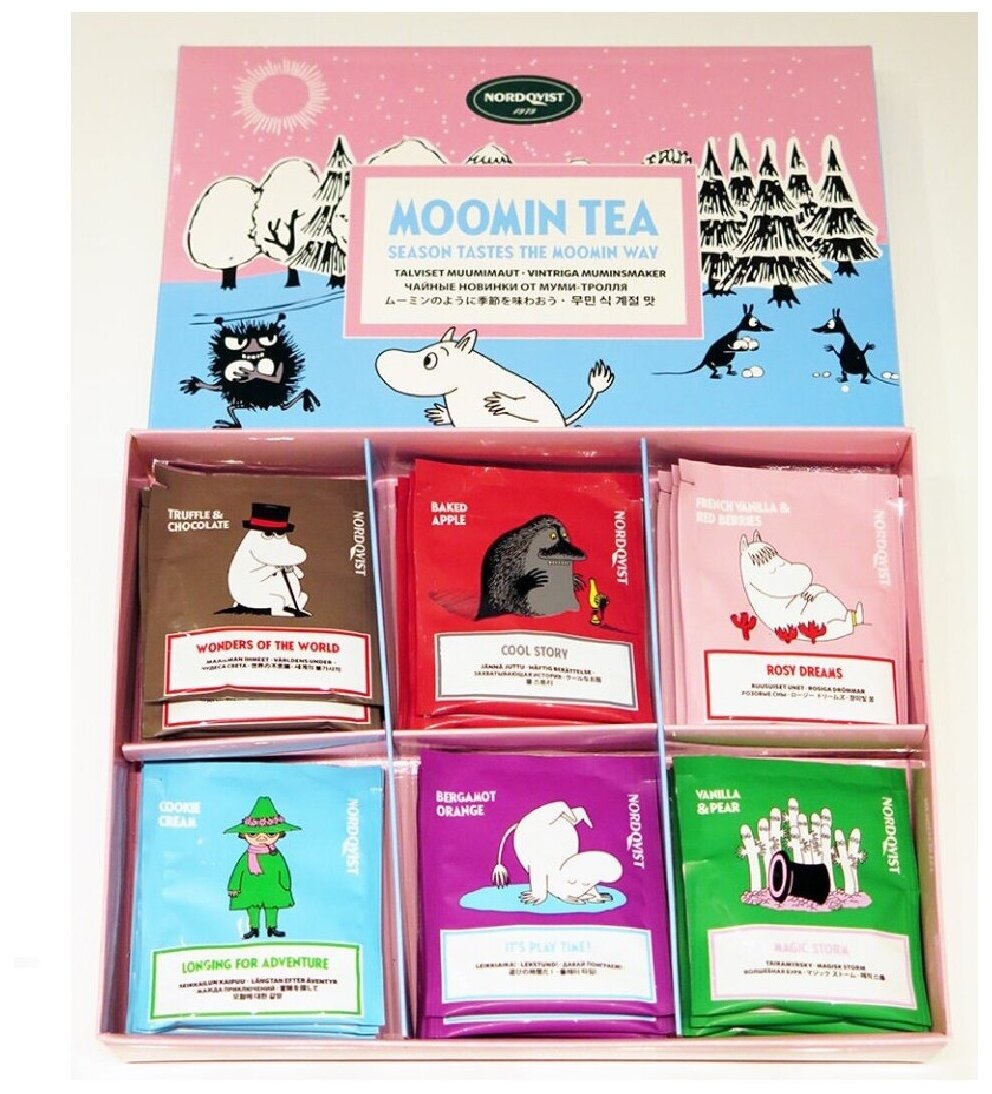 Чай Nordqvist Moomin Way Tea Assortment 36 пак - фотография № 6