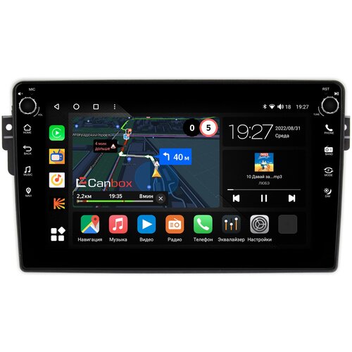 Магнитола в штатное место Toyota Caldina 3 (2002-2007) Canbox M-Line 7801-9-685 Android 10 (4G-SIM, 2/32, DSP, IPS) С крутилками