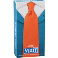 Презервативы Vizit Large, увеличенного размера, 12 шт