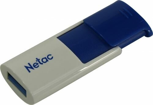 Флэш-память USB_ 32 GB Netac U182 , USB3.0 синий/белый