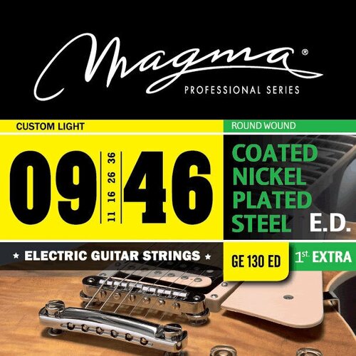 Струны для электрогитары Magma Strings GE130ED струны для электрогитары sit strings cs946 coated electric 9 46