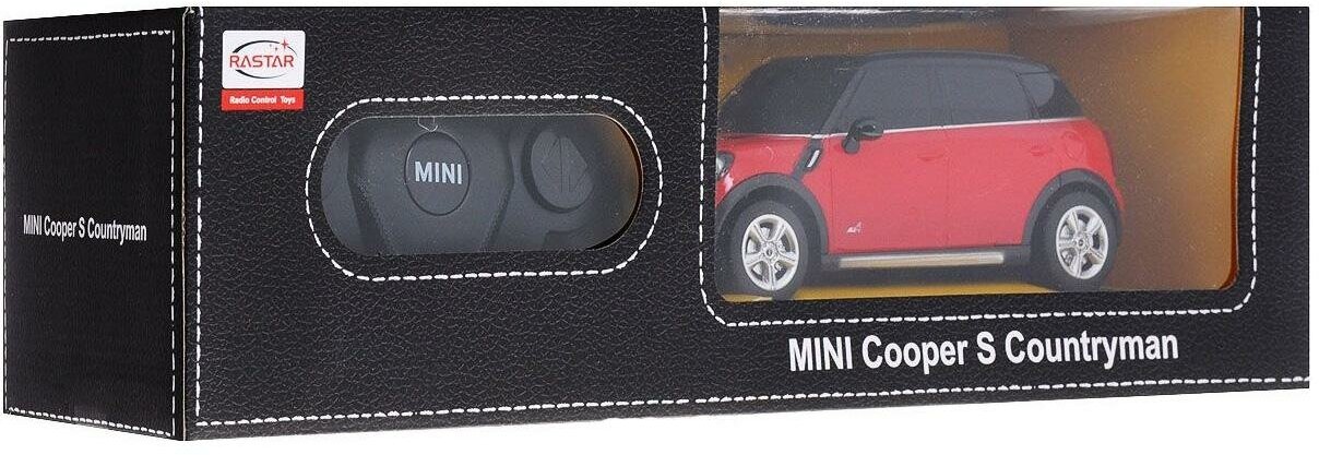 Rastar Машина на р/у – Mini Cooper S Countryman, 1:24, красный - фото №8