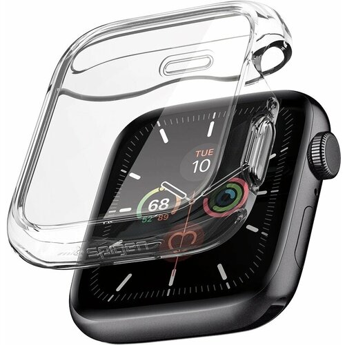 Чехол Spigen на Apple Watch (44 mm) (ACS00428) Ultra Hybrid / Спиген для Эпл Вотч Противоударный, прозрачный