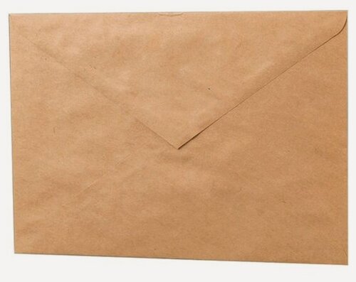 Изображение товара Конверты С5 Ряжская Печатная Фабрика (162х229 мм), клей декстрин, крафт, 90 г/м2, комплект 1000 шт, треугольный клапан, 76423