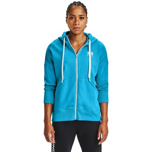 фото Толстовка under armour rival fleece full zip hoodie, размер xs, синий