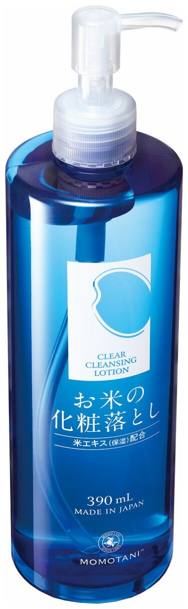 Momotani Clear Cleansing Lotion Очищающий лосьон для снятия макияжа, 390 мл