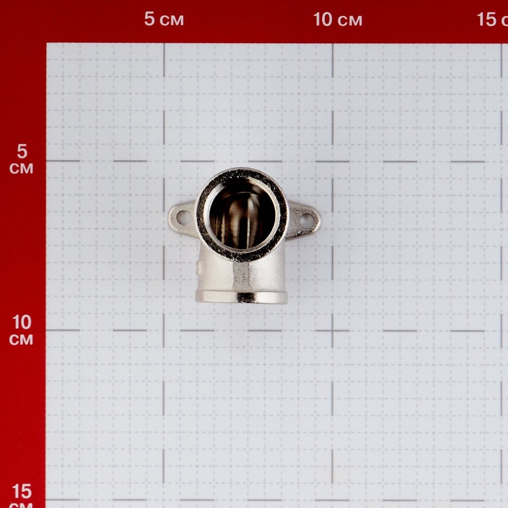 Угольник STOUT SFT-0039-000012 с креплением ВР никелированный 1/2