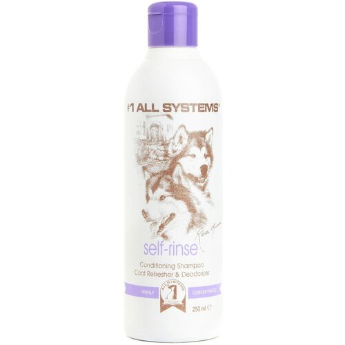 #1 All systems Self-rinse Conditioning shampoo - шампунь без смывания для животных, 250мл