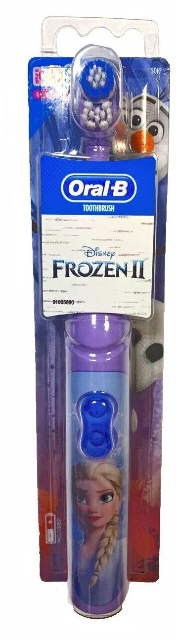 Электрическая зубная щетка Oral-B Stages Power Frozen Kids фиолетовый (db3010_frozen)