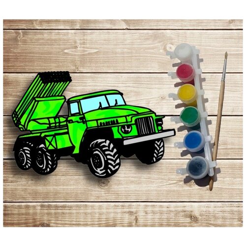 Многослойная антистресс раскраска/ 3D панно Град серия Военная техника