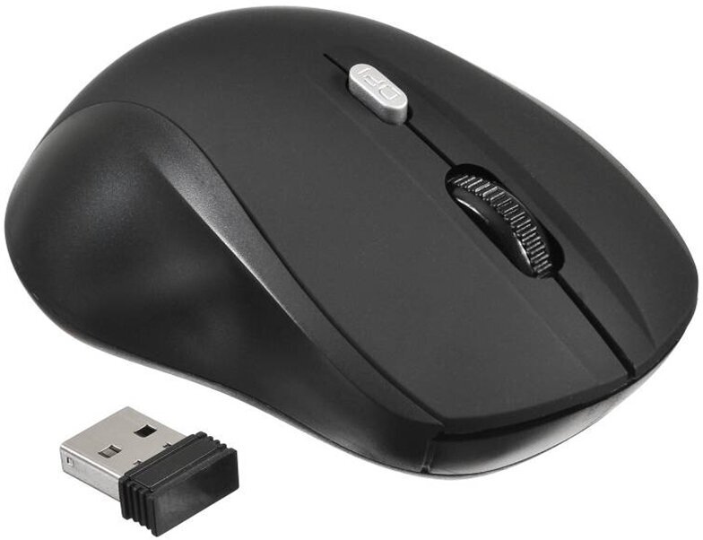 Мышь Oklick 415MW черный оптическая (1600dpi) беспроводная USB (3but) — фото 1