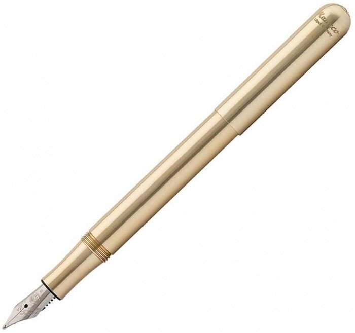 Kaweco 10000864 Перьевая ручка kaweco liliput, eco brass ст (перо f - 0.7 мм)