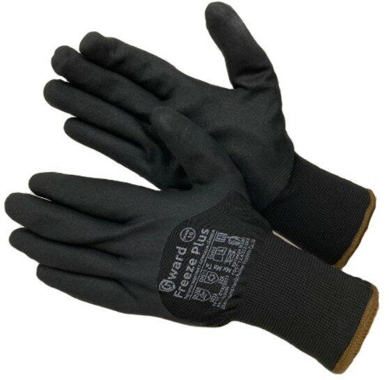 фото Перчатки двойные с начёсом и вспененным нитрилом N5001 Gward Freeze Plus, утепленные до -35 С