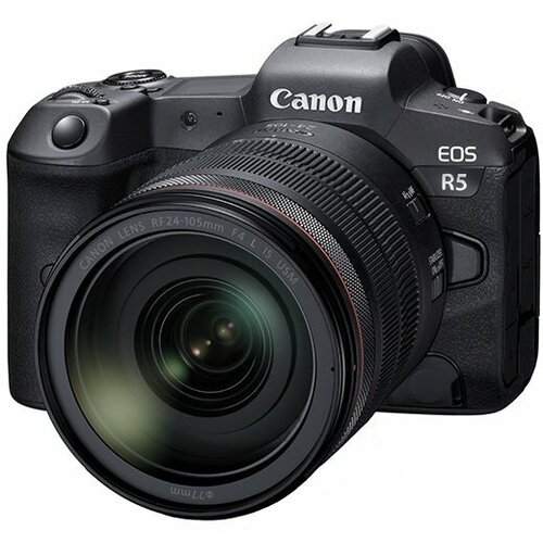 Фотоаппарат беззеркальный Canon EOS R5 Kit RF 24-105mm F40 IS USM 55699000₽
