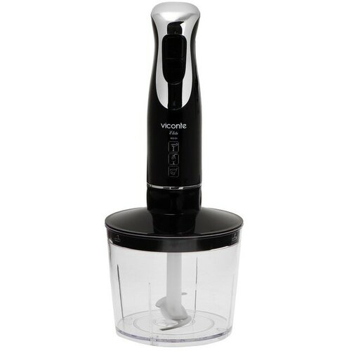 Блендер Viconte VC-4438 погружной 1100 Вт 04 л 2 скорости импульсный режим чёрный 543800₽