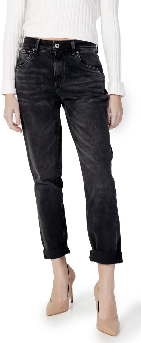 Джинсы зауженные  Pepe Jeans, размер 25, черный