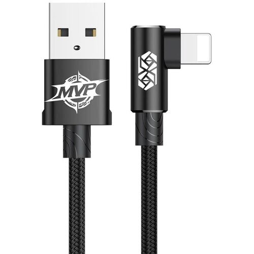 Кабель Baseus MVP Elbow Type Cable USB - Lightning 2A 1m Black (CALMVP-01)