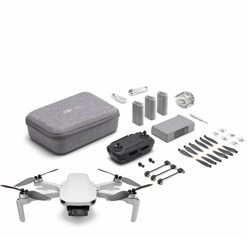 Квадрокоптер DJI Mini SE Fly More Combo с камерой, белый [cp.ma.00000320.01] - фото №14