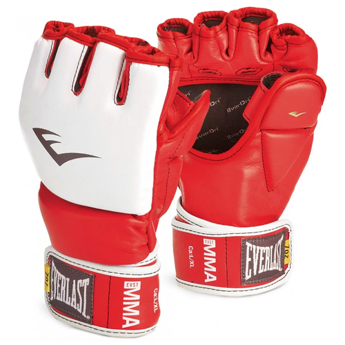 Перчатки тренировочные Everlast MMA Grappling SM красные шингарды everlast grappling s m черный