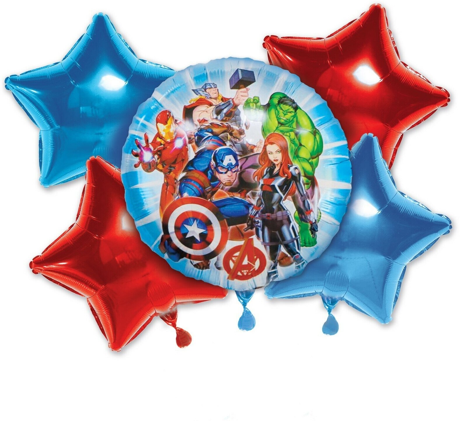 Набор фольгированных шаров "Команда Avengers", Мстители