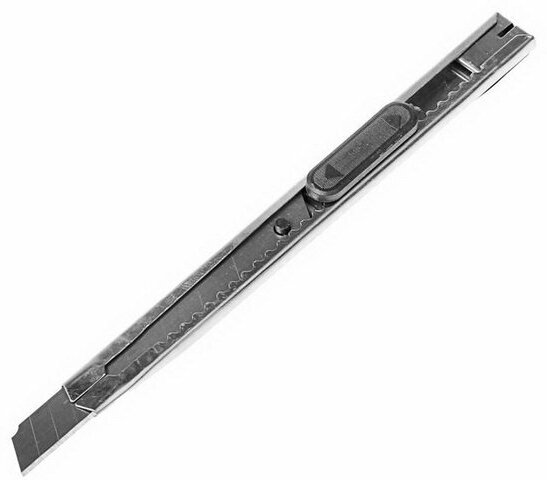 Нож универсальный металлический корпус, 9 мм