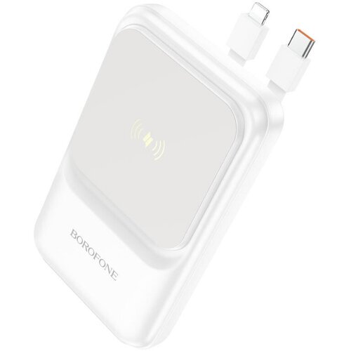 Аккумулятор внешний Borofone BJ26 10000mAh PD QC FCP AFC цвет белый 2712₽