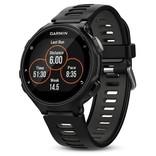 Умные часы Garmin Forerunner 735XT черно-серый