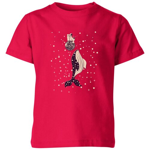 Футболка Us Basic, размер 4, розовый мужская футболка космонавт поймал на удочку кита s красный