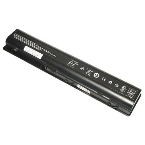 Аккумуляторная батарея для ноутбука HP Pavilion DV9000 (HSTNN-Q21C)14.4V 73Wh черная аккумулятор для hp pavilion dv9000 dv9100 dv9200 dv9500 ex942aa hstnn ub33