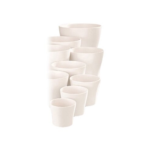 Кашпо керамическое Feelings Panna 808 d-24см слоновая кость