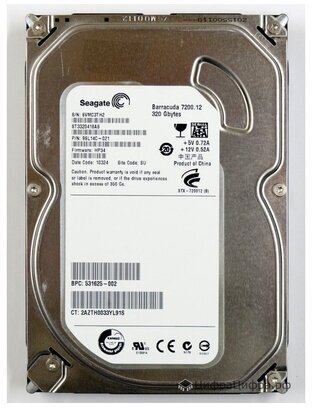 Внутренний жесткий диск Seagate ST3500418AS Barracuda 500 Гб