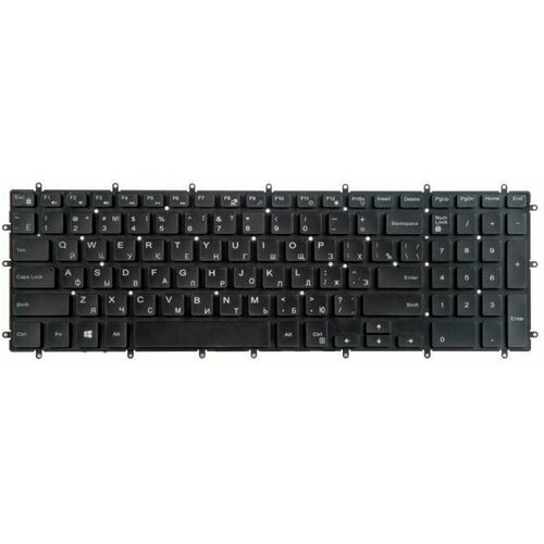 клавиатура zeepdeep для ноутбука dell inspiron 15 3521 черная с рамкой гор enter Клавиатура (keyboard) для ноутбука Dell Inspiron 15-5565, 5567, 5570, 7000 черная с подсветкой, 09J9KG