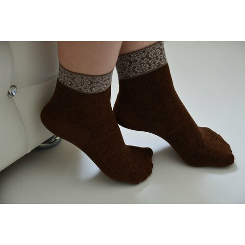 фото Женские носки лан ю, размер 35-40, коричневый