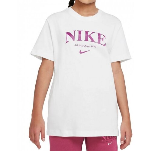 Футболка NIKE, размер L(147-158), белый футболка nike размер l 147 158 черный