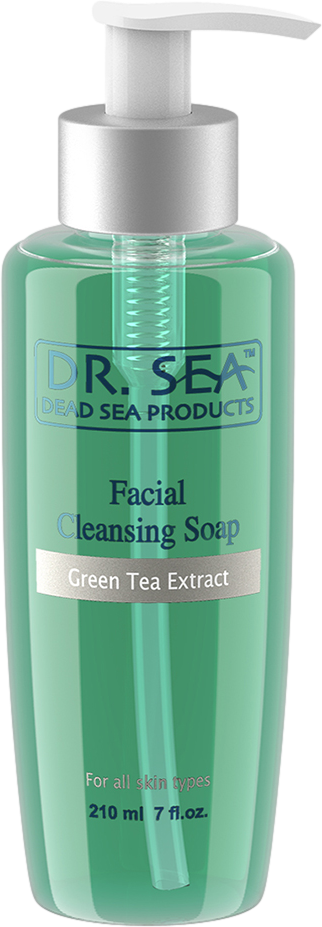 Dr.Sea Мыло для глубокого очищения лица с экстрактом зеленого чая 210 мл 1 шт